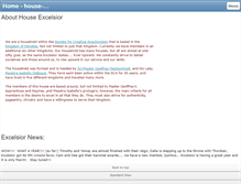 Tablet Screenshot of house-excelsior.com